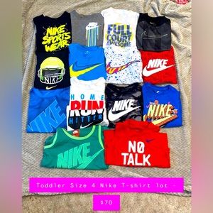 Size 4 Nike T-Shirt Lot